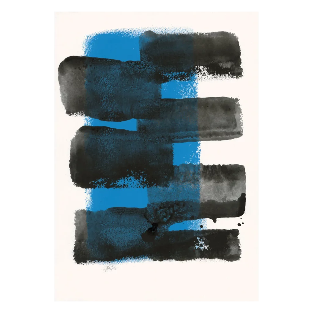 21. Untitled, 2019, acrylic lacquer on paper, 29,7 x 21 cm