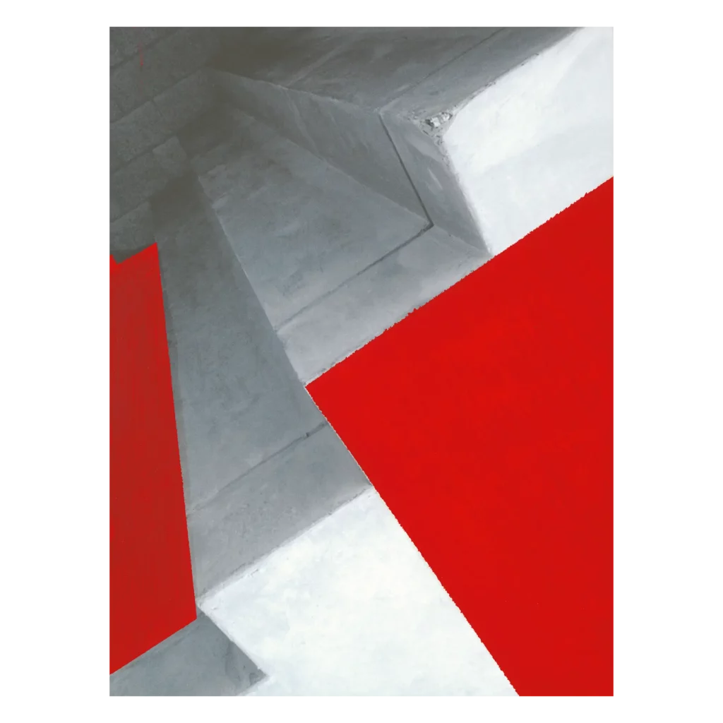 22. Untitled, 2018, inkjet print, oil on drawing paper, 29,7 x 21 cm