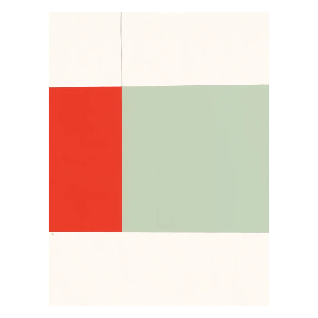 35. Untitled, 2021, acrylic lacquer on paper, 40 x 30 cm