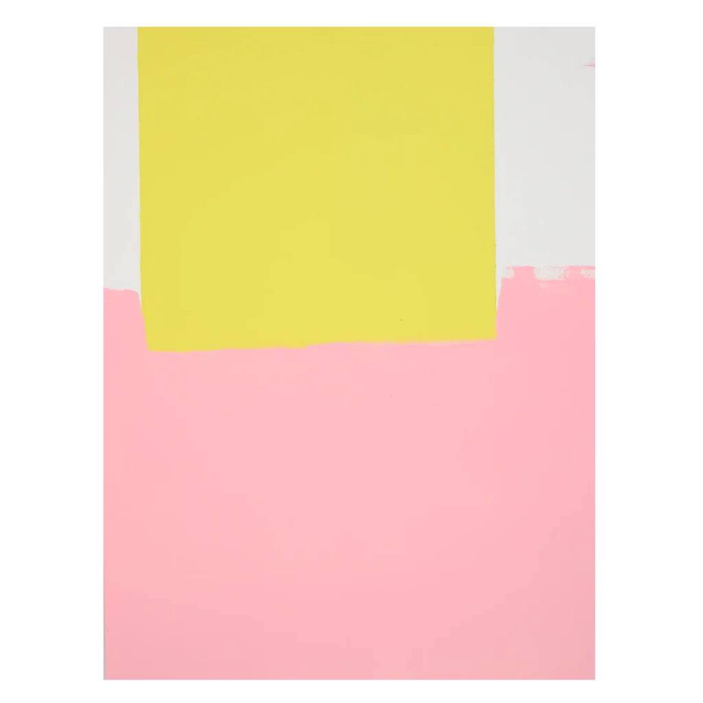 39. Untitled, 2023, acrylic lacquer on paper, 48 x 33 cm
