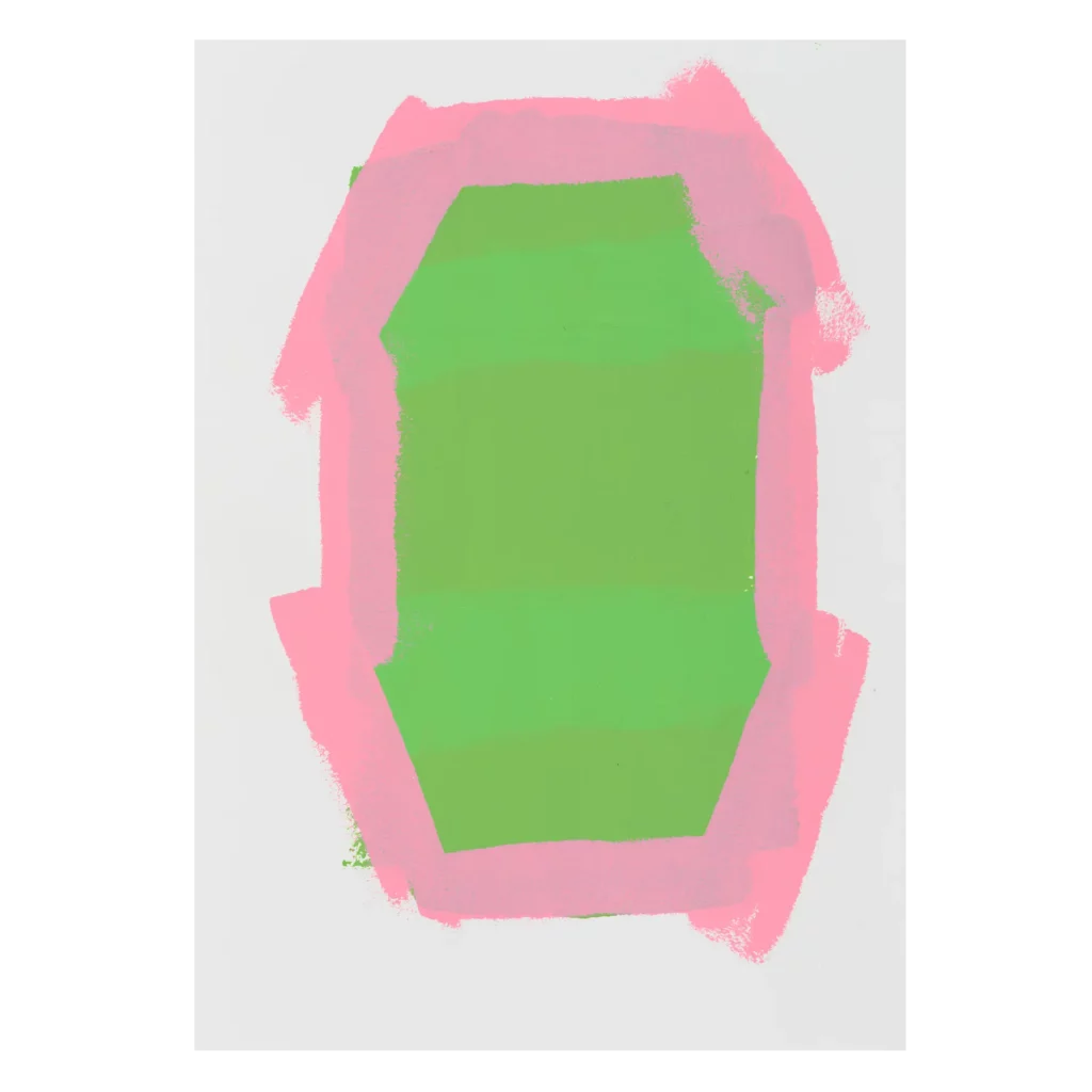 4. Untitled, 2022, acrylic on paper, 29,7 x 21 cm