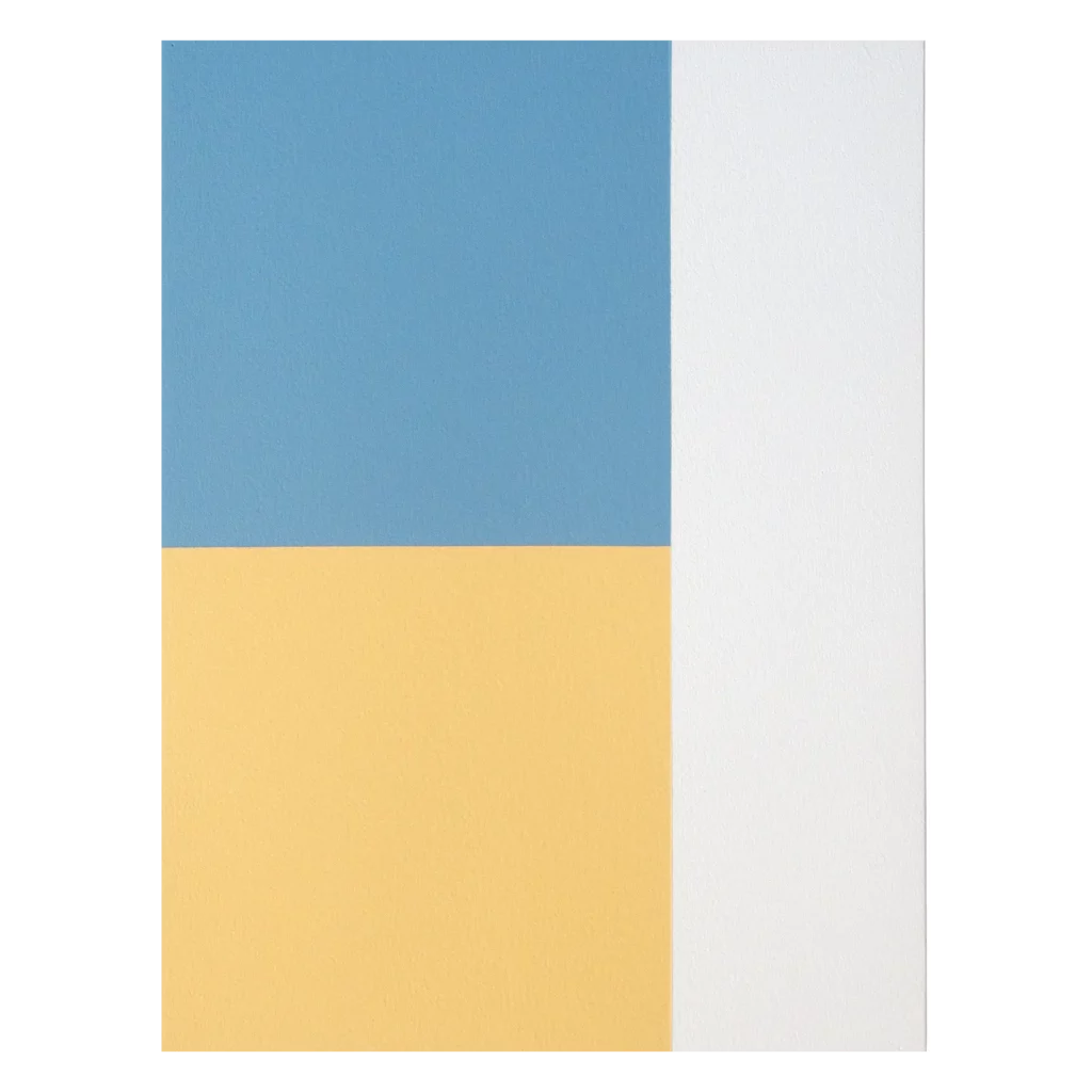 42. Untitled, 2021, acrylic lacquer on paper, 40 x 30 cm