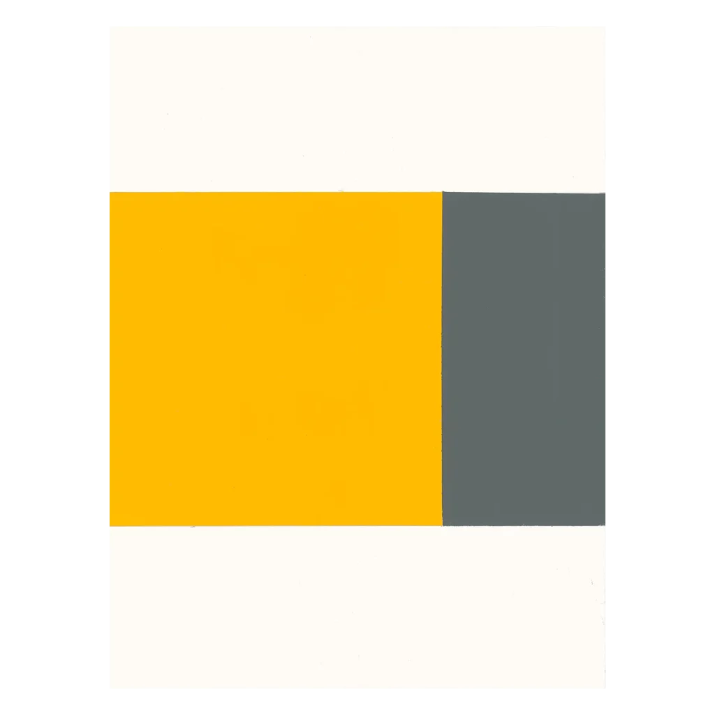 44. Untitled, 2020, acrylic lacquer on paper, 40 x 30 cm
