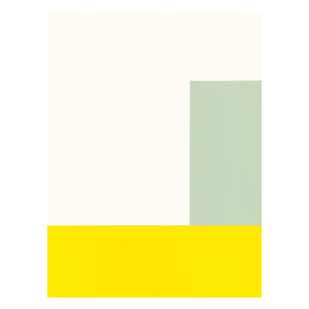 45. Untitled, 2020, acrylic lacquer on paper, 40 x 30 cm